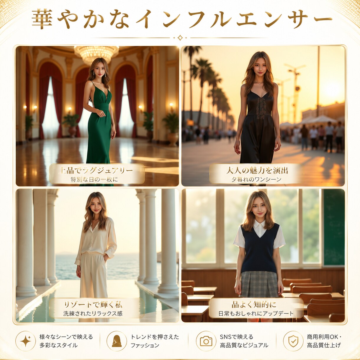 AIでプロ品質の写真を制作します 撮影不要・低コストで自然な本人写真をお届け イメージ4