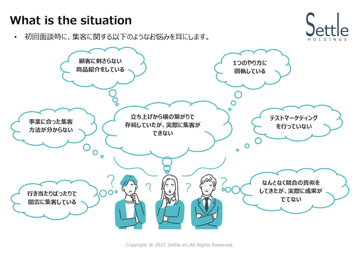 成果連動型の集客支援を行います 貴社と共に、KPIではなく本質的な売上や利益を追いかけます。 イメージ2
