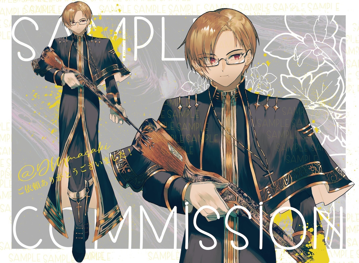 立ち絵イラストの制作・デザイン承ります 厚塗りイラストをTRPGセッションやゲーム等にご利用頂けます イメージ3