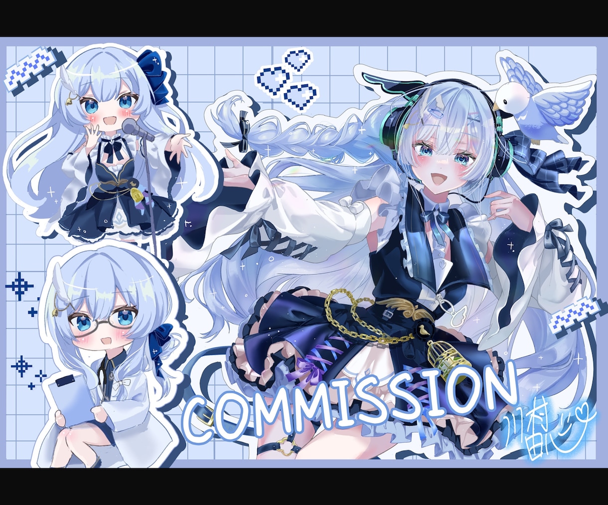 キャッチーで可愛いイラストを心を込めて描きます アイコン、サムネ、キャラデザ、MV、キービジュアル等全般対応 イメージ3