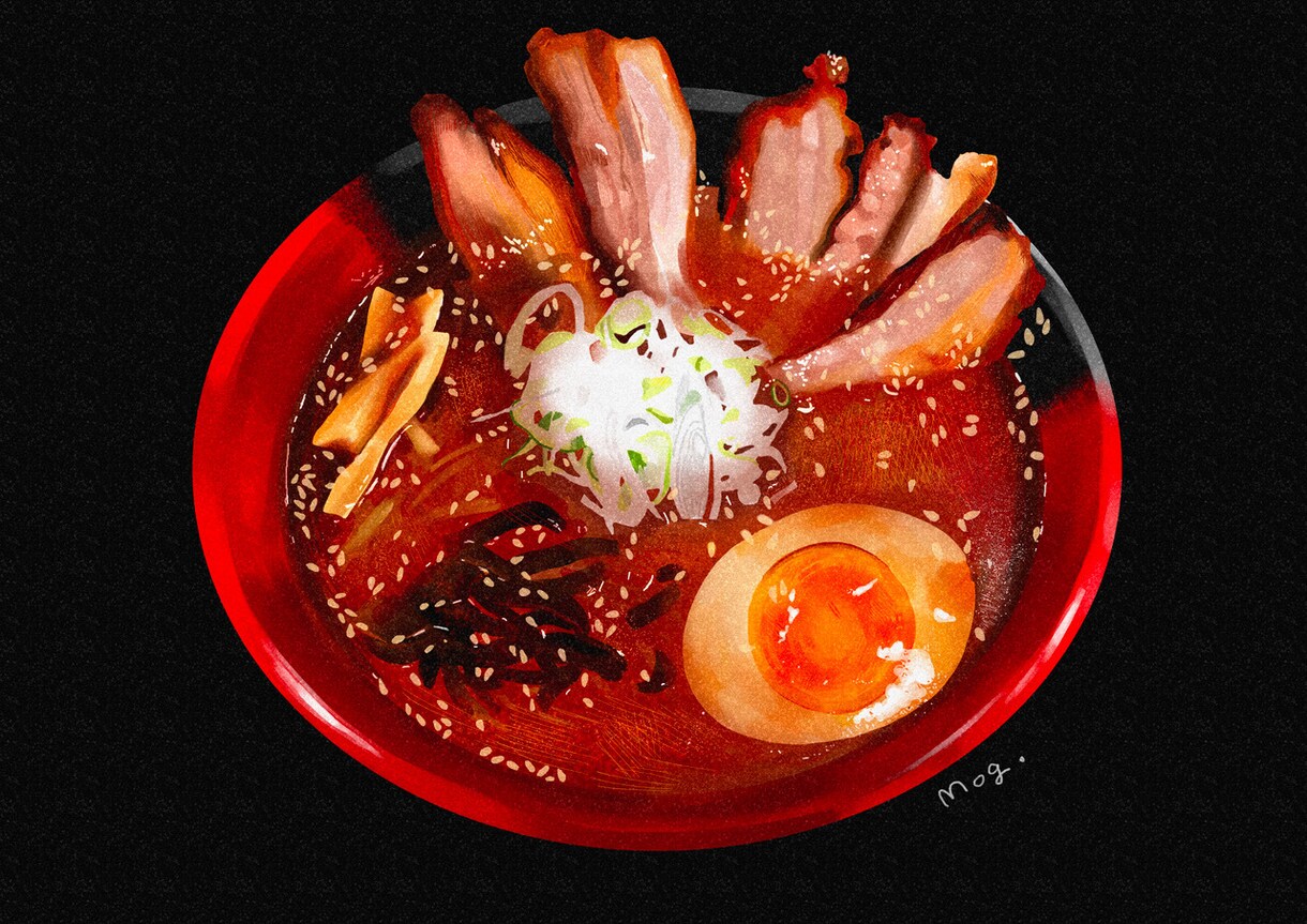 食べ物や料理のイラストを、目的に応じて描きます メニュー用やポスター用、装丁画等、目的に応じて描きます！ イメージ1