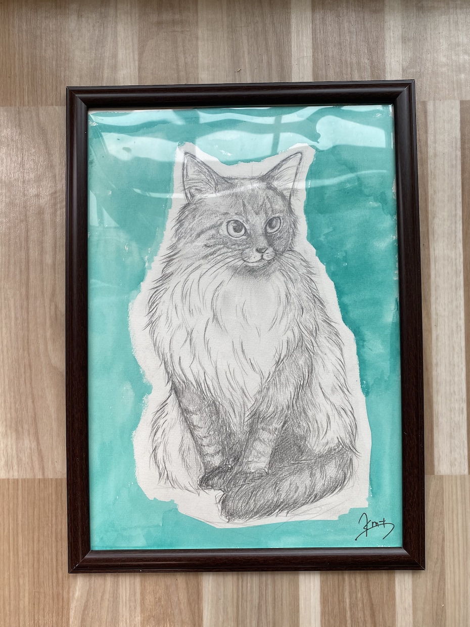 ペットの絵を描きます アナログにてイラストを描いています。 イメージ2