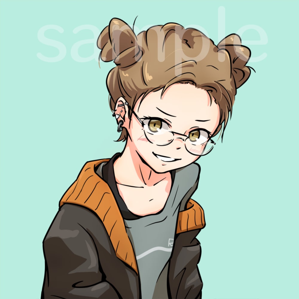 オリジナルアイコンを作成します 目を引くイラスト！SNSやブログのアイコンにどうぞ！ イメージ4