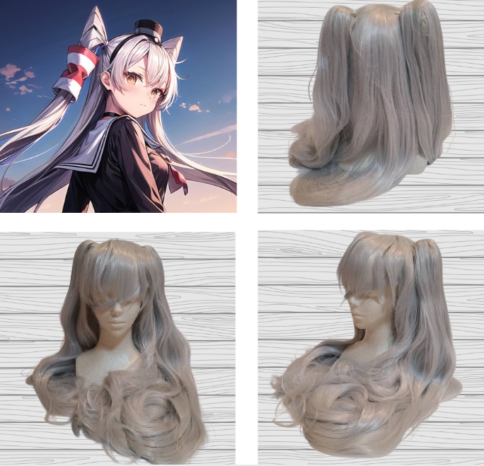コスプレ・オリキャラのウィッグをオーダー制作します 現役コスプレイヤーがキャラクターの特徴を丁寧に形にします イメージ9