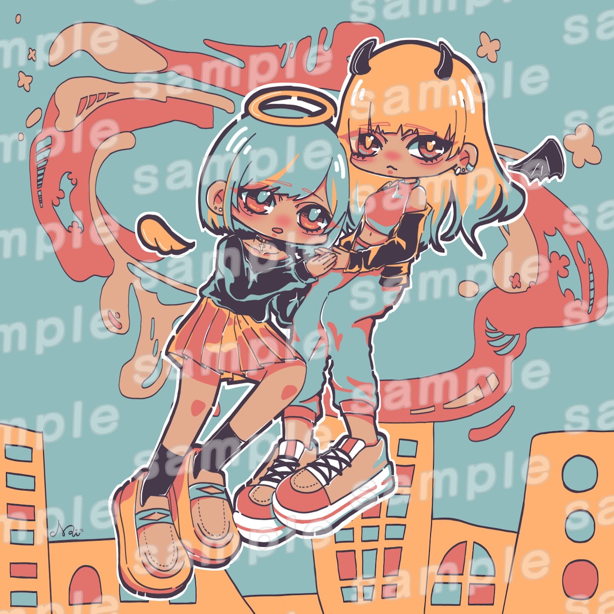 SNSなどで使用できるイラストを作成します アイコン、動画や配信用イラストなどに˚✩* イメージ4