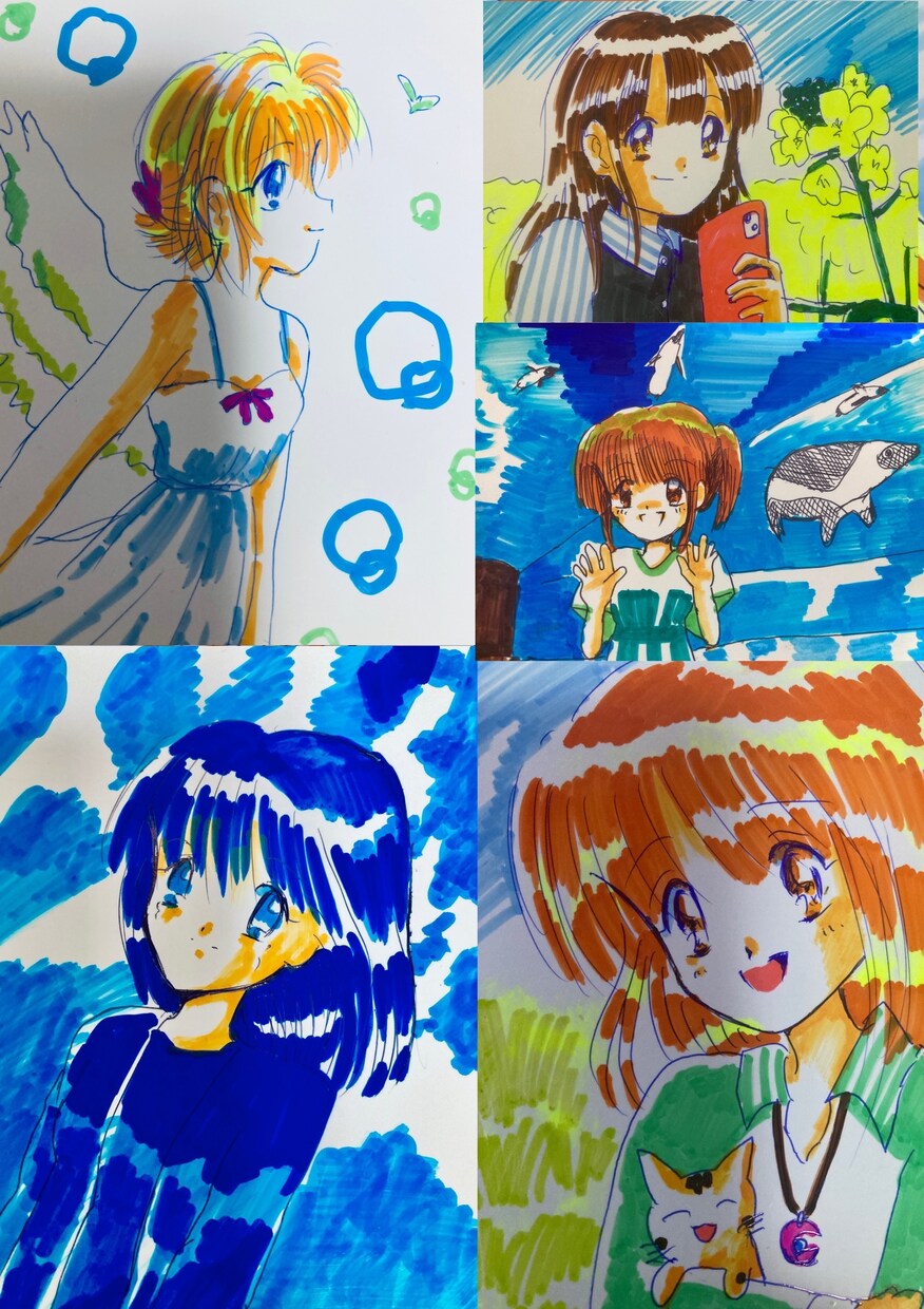 手描きの温かいイラスト　お描きします デジタルにはない、手描きの温かみのあるイラストをお届けします イメージ2