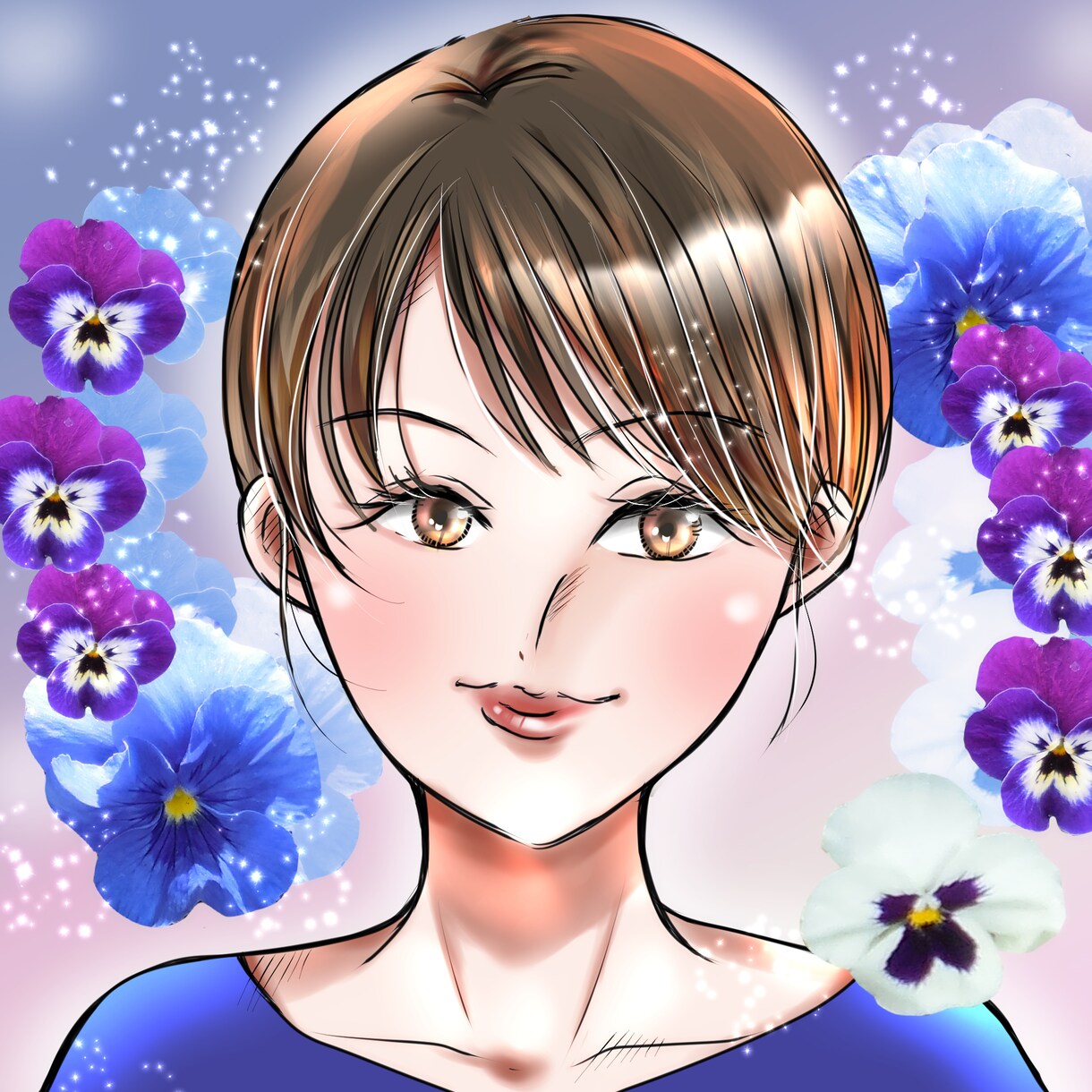 似顔絵、イラスト描きます 夏休み特価！マンガ風の似顔絵やアイコン用イラストを描きます。 イメージ2