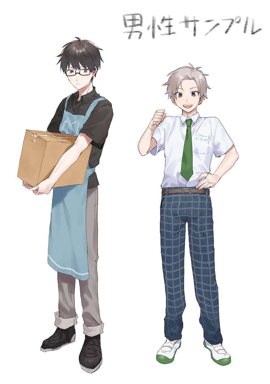 立ち絵制作致します 個性色々！あなただけの世界に一つの立ち絵です！ イメージ3