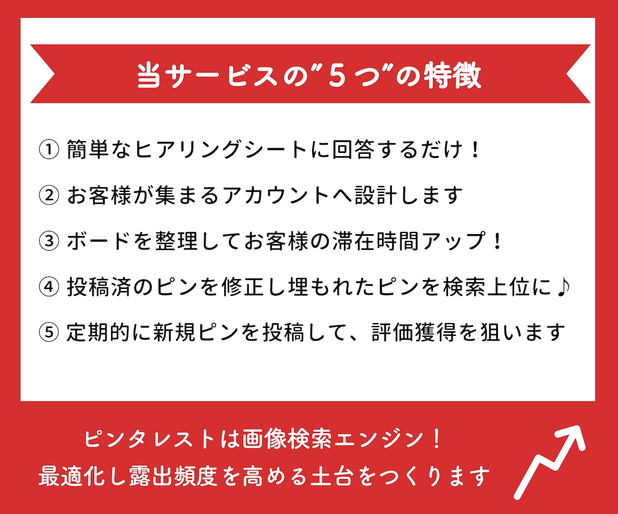 経験者向け☆ピンタレストの運用代行いたします 投稿したピンの修正＆新規ピンの投稿で集客に繋がる運用を丸投げ イメージ3