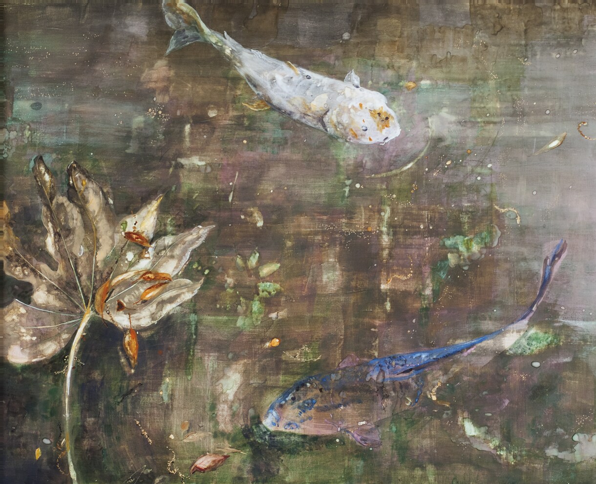 日本画作成します 一点ものの絵画で空間を華やかに イメージ5