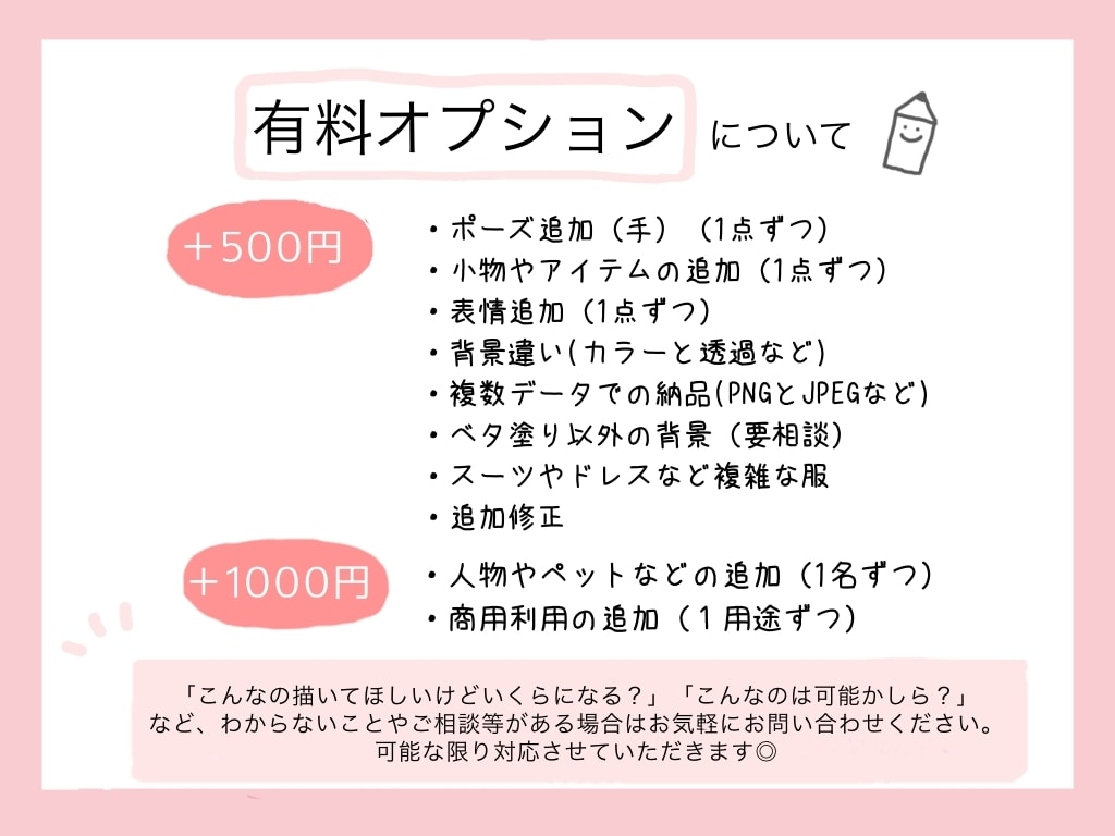 商用可◎挿絵に◎表情違い似顔絵イラストおかきします 即日対応◎ ゆるっとかわいい！表情違いイラスト5点セット！ イメージ5