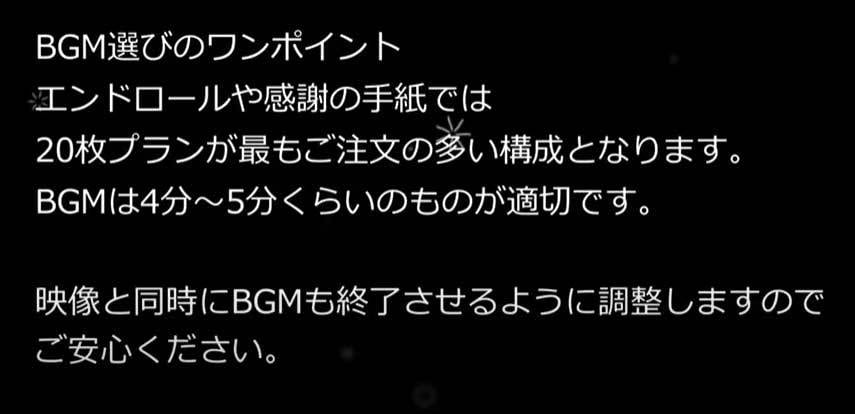 写真枚数無制限でプロフィールムービー作ります 結婚式の映像制作15年目、式場での再生トラブルにも対応します イメージ7