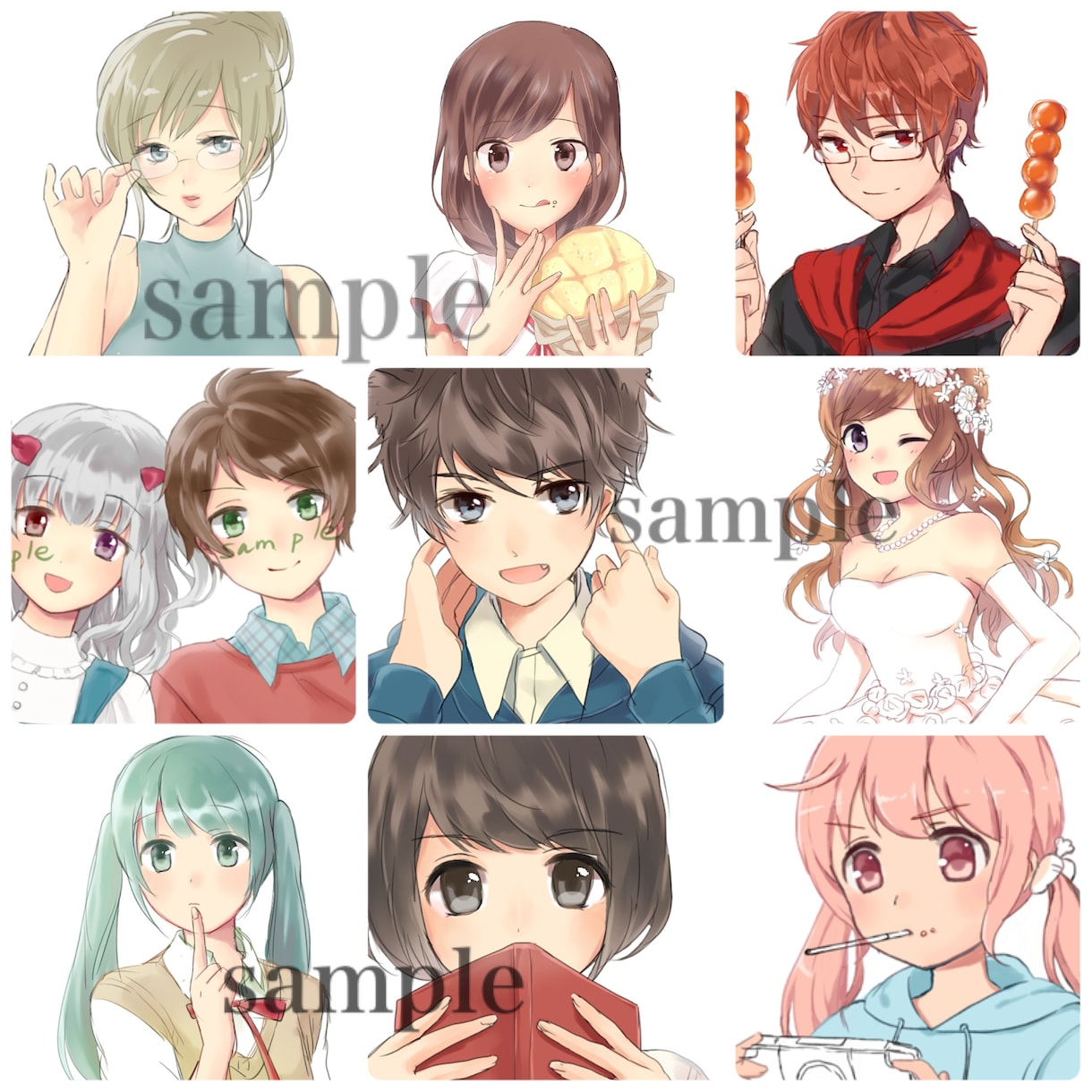 あなただけのアイコンを描きます 魅力的なアイコンをお描きします！ イメージ2