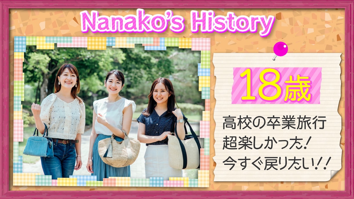 初回3組限定☆5000円でムービー作ります 可愛いポップなデザインのプロフィールビデオ イメージ3