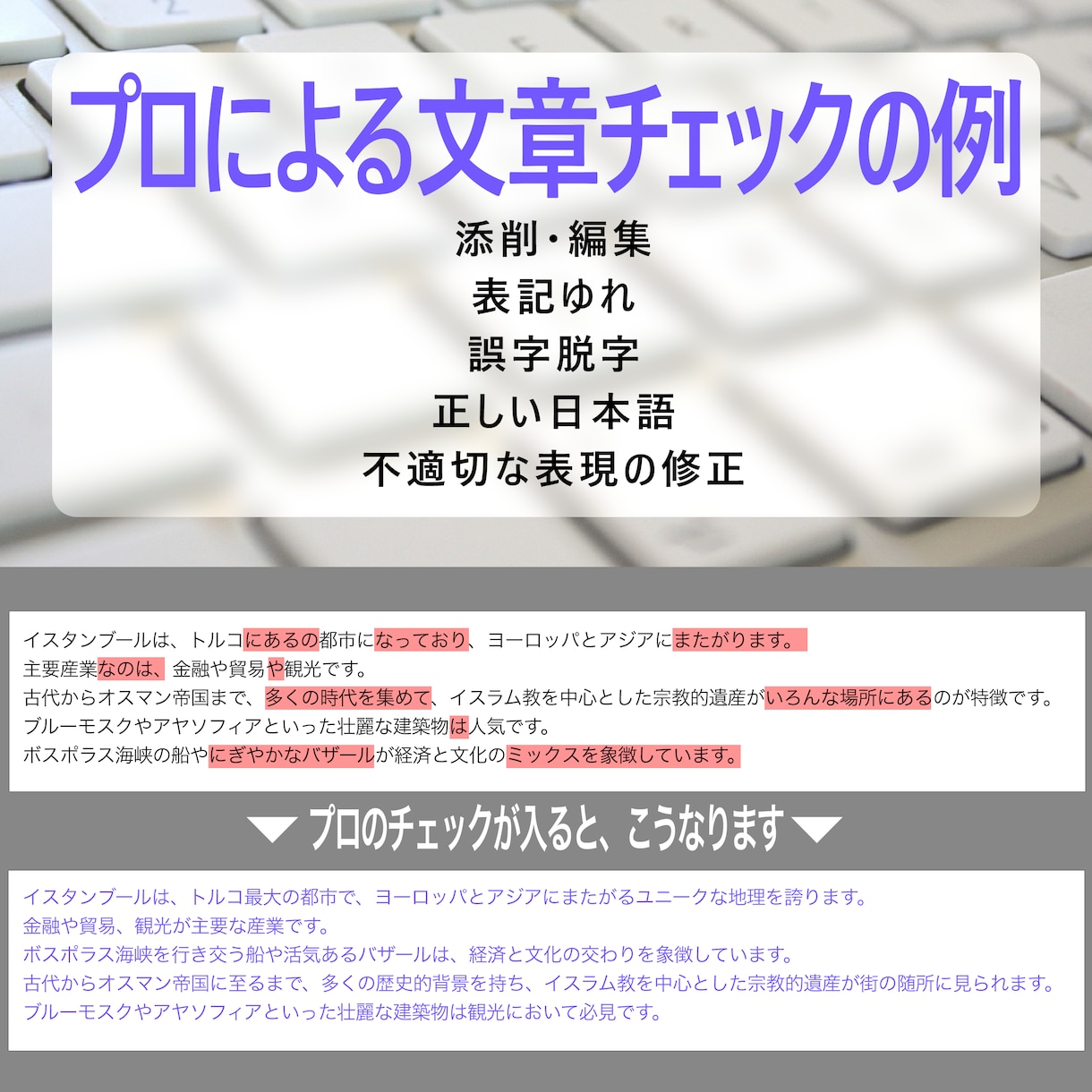 現役メディア編集者が文章校正・編集・添削をします 年間約1000記事の校正実績有★読みやすくて正しい日本語に！ イメージ2