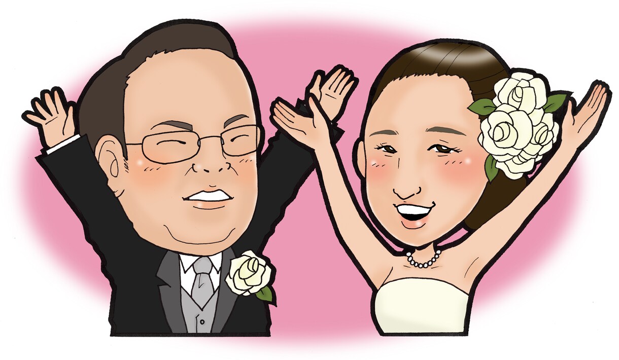 ポップで楽しい似顔絵描きます プレゼントやアイコン等...今似顔絵を必要としているあなたへ イメージ10