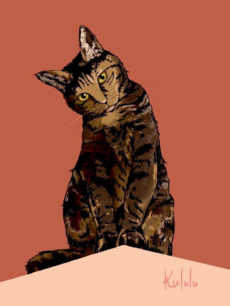 写真からペットの似顔絵イラストを作成します 種類はなんでもOK！  ※お渡しはデータのみ イメージ4