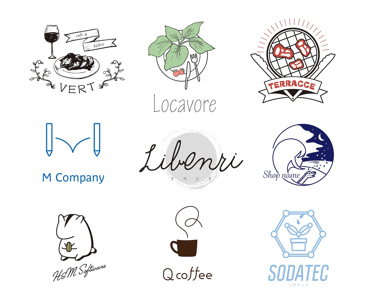オリジナリティのあるロゴ制作します あらゆる方面からの「いい！」を表現します イメージ2