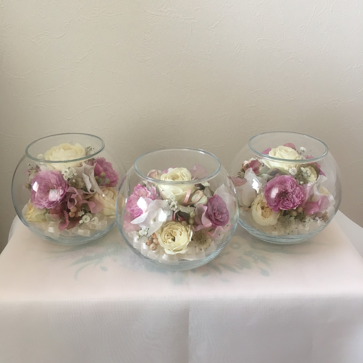 ブーケや記念のお花をドライフラワーに加工ます 『要事前連絡』♡︎ʾʾ【2Sサイズ2個】オプションで追加OK イメージ4