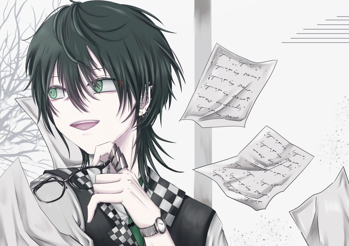 MVやサムネに使えるイラストご提供致します ダークな世界観や細かい表現が得意! イメージ2