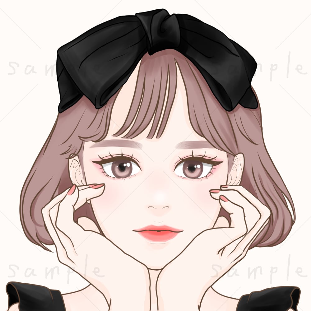 女性起業家・副業向け！大人可愛いアイコン描きます ブログ・SNS・YouTubeに♡好印象の似顔絵風イラスト イメージ9