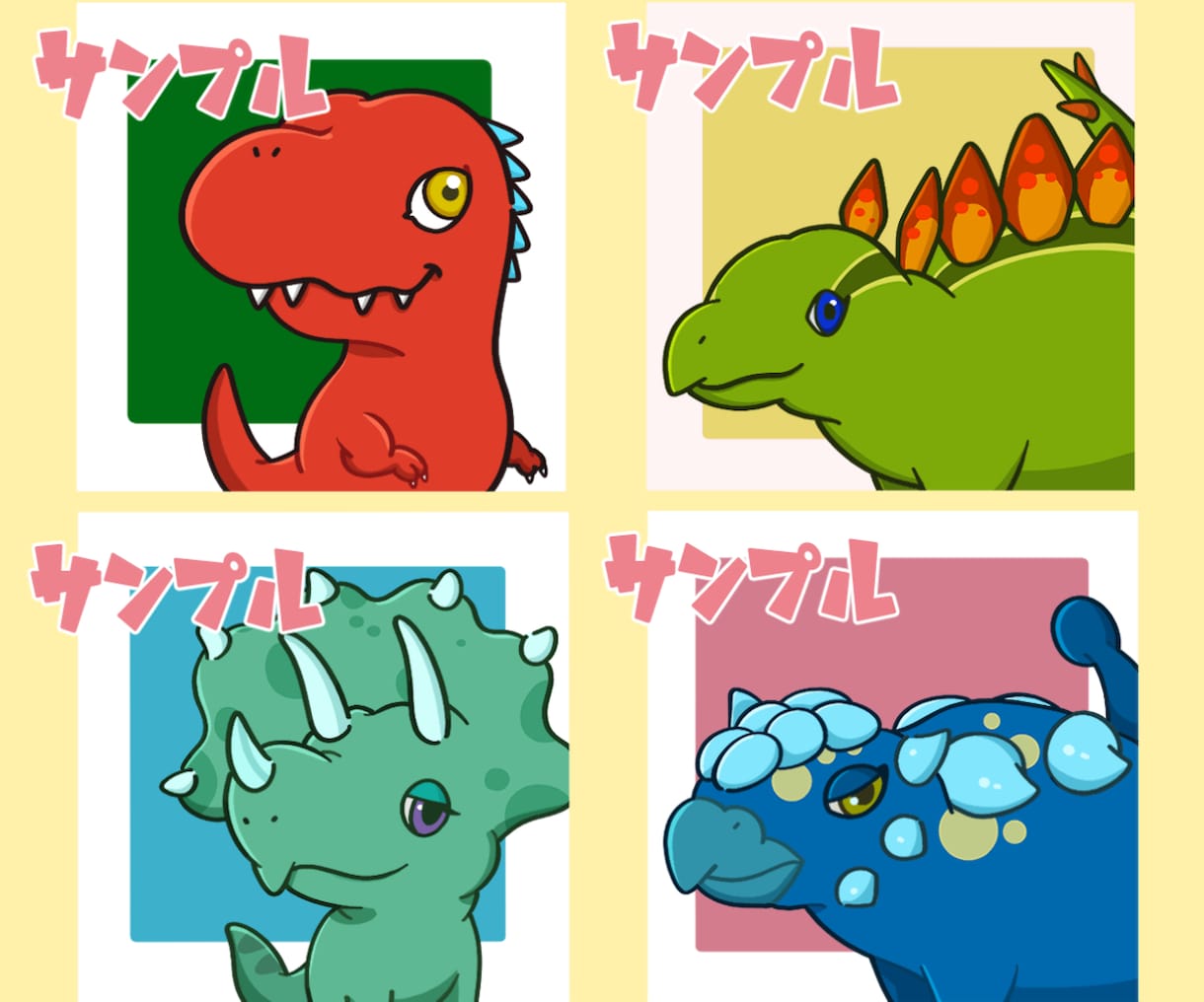 商用OK！オリジナルキャラクター作成します アイコンやスタンプ作成もおまかせください♪ イメージ3