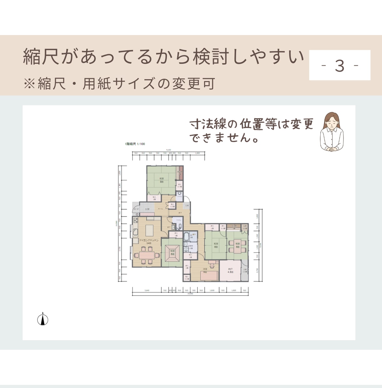 古民家の間取り描きます 古くても、広くても大丈夫。青焼き図面、手書き図面OK！ イメージ4