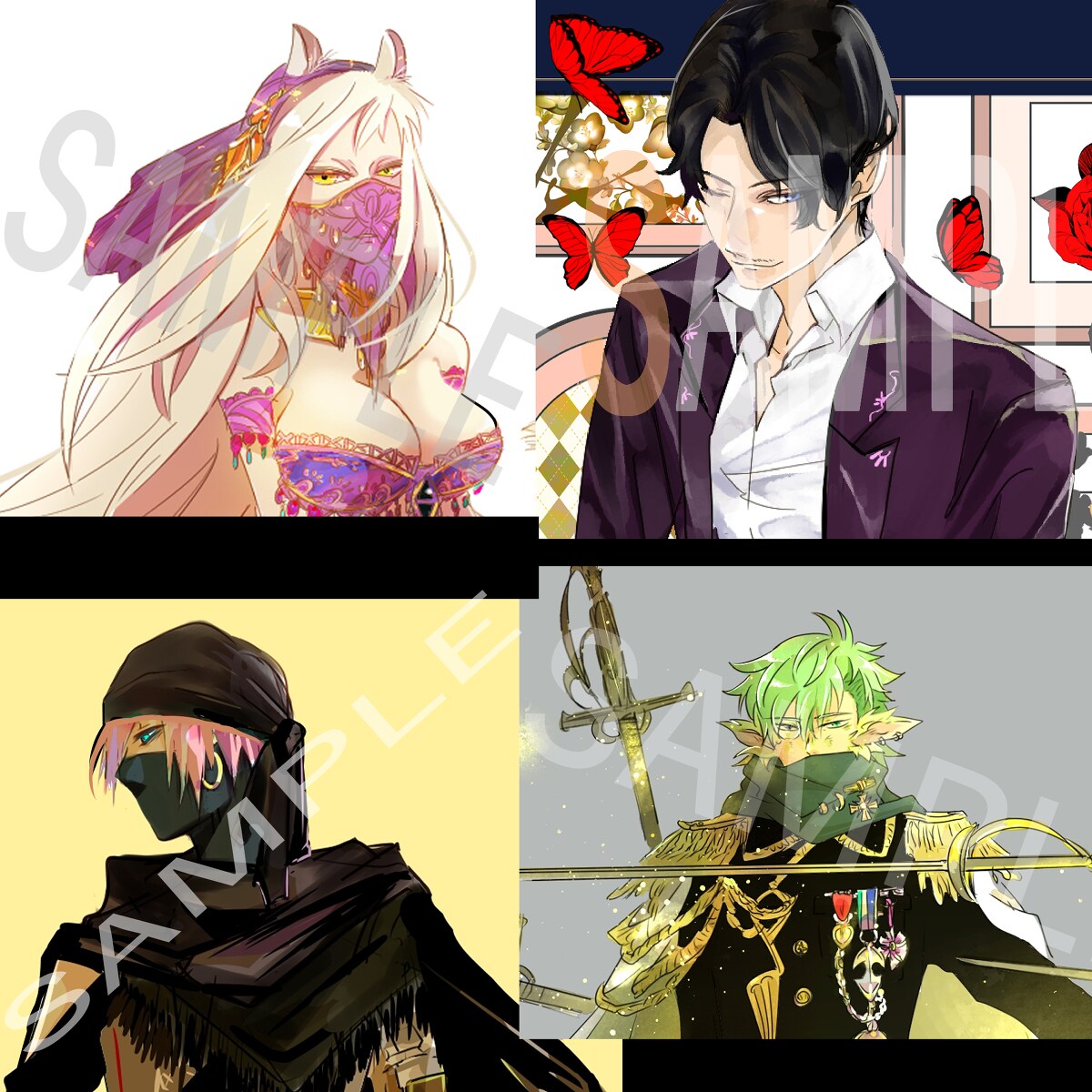 最短２日！集客率がUPするアイコン描きます 様々な絵柄に対応！ＳＮＳアイコン・ヘッダーにどうぞ イメージ4