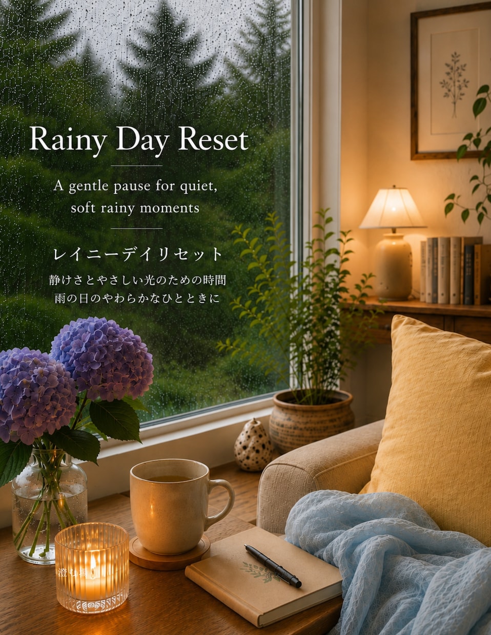 雨の日に静かな余白を届けます 雨の音が、いつもの一日に静かな余白をつくります イメージ2