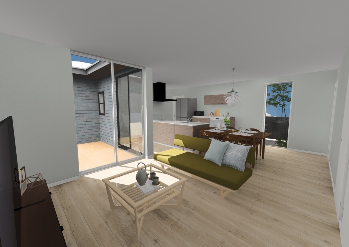 住宅の内観パース作成します 図面だけではイメージできないといった不安を解消しませんか？ イメージ3