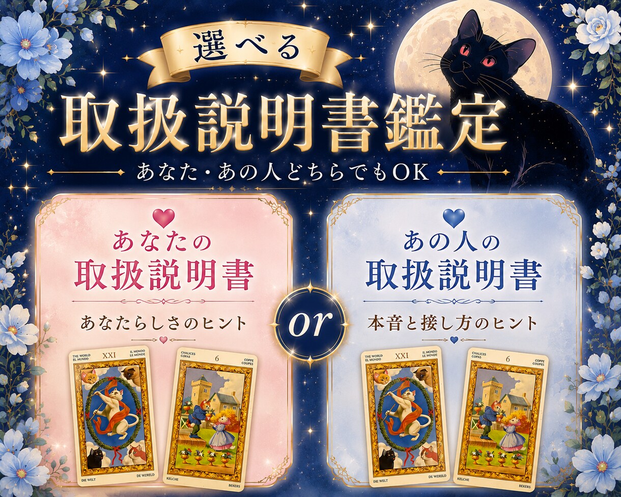 好きな人もしくはあなた様の取扱説明書を作ります 片思い・カップル・夫婦・自分の魅力など♡ イメージ1