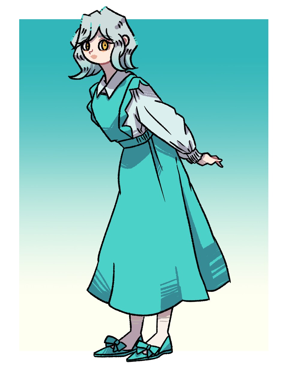 おしゃれでかわいい人物画描きます ポップで可愛い人物画 SNSアイコンなどにいかがですか イメージ3