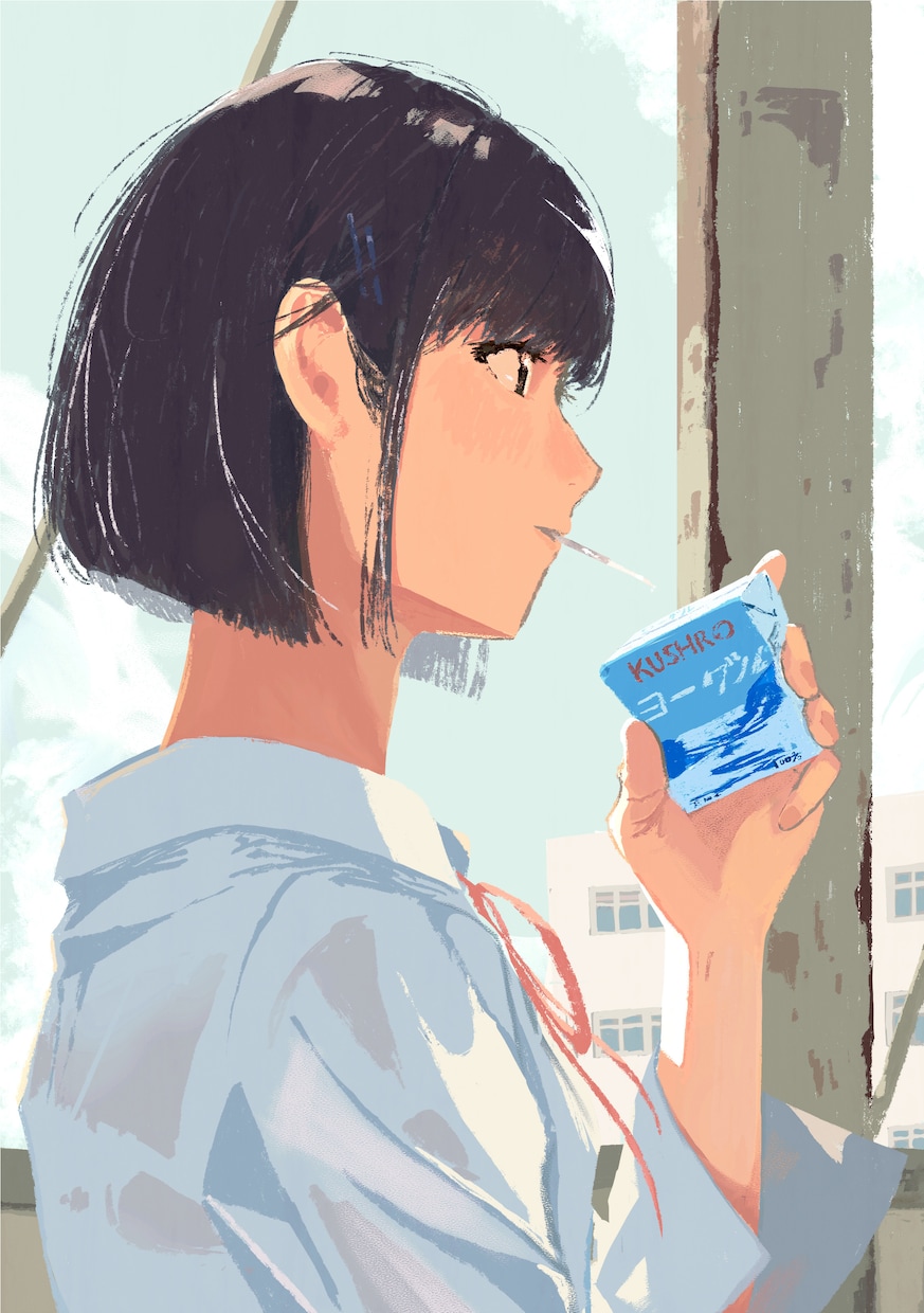 商用可！ノスタルジックなイラストを制作します 筆致を感じさせるジャケットイラストで、世界観を表現します イメージ1