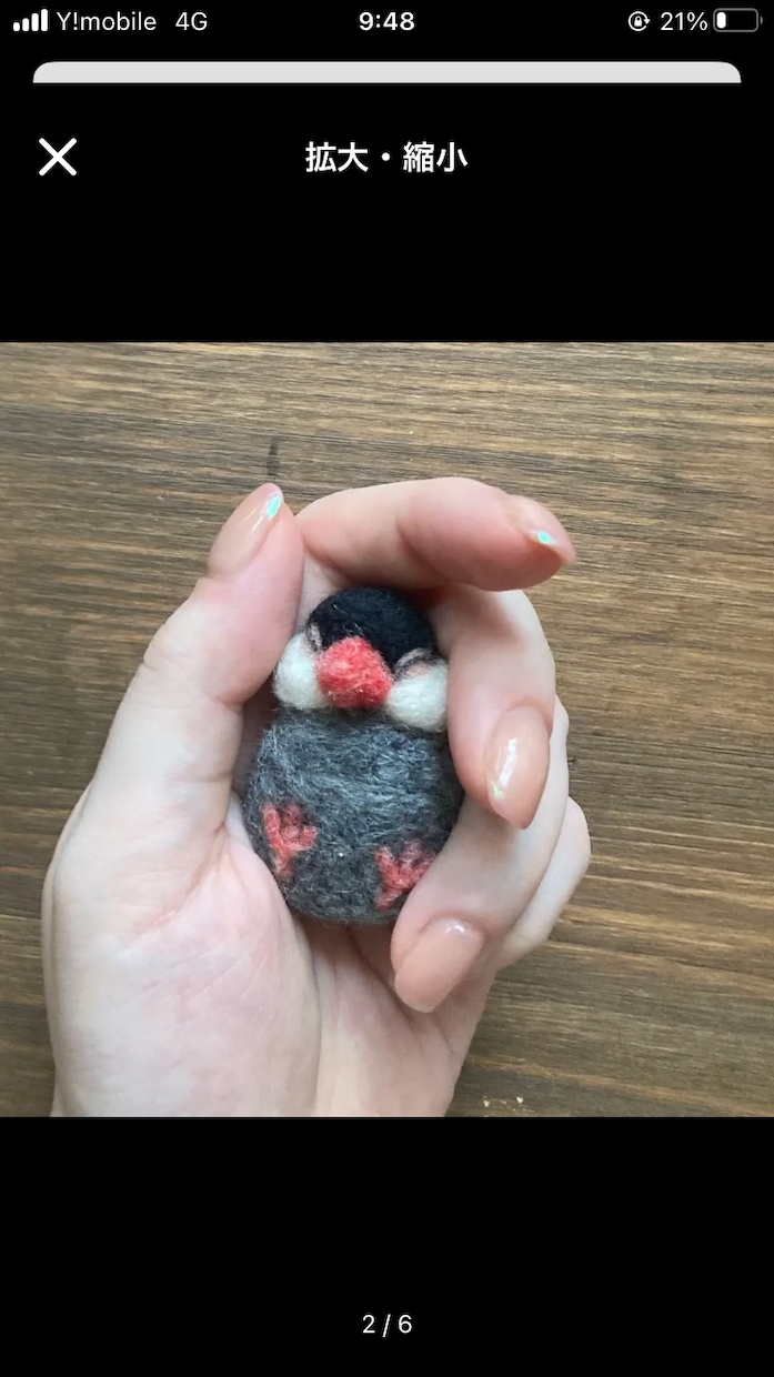 羊毛フェルトでうちの子文鳥をつくります うちのこ文鳥さんをお作りします イメージ8