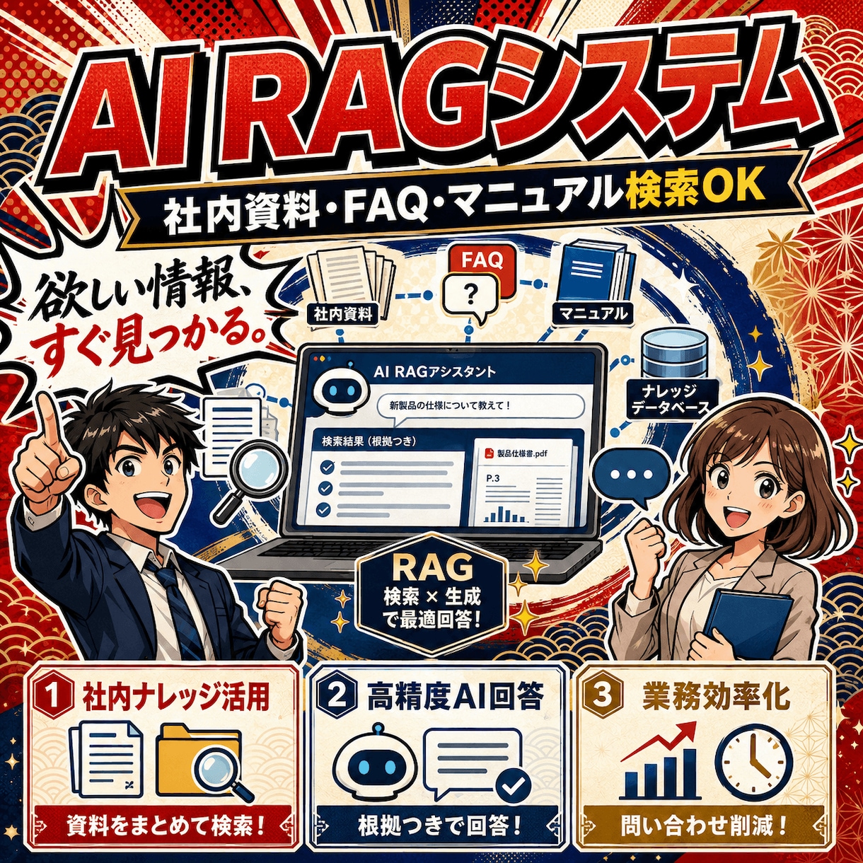生成AIで業務システムを開発しますます 要件整理・設計・開発・データベース構築・AI連携まで一貫対応 イメージ2