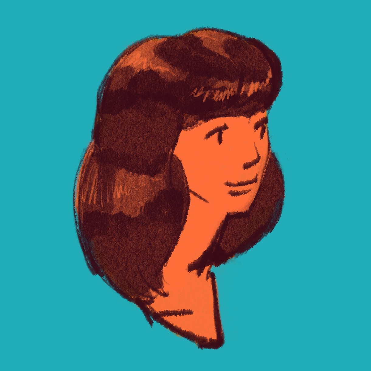 SNSアイコン用の似顔絵描きます 古い印刷物のような色彩で、一味違うアイコンに。 イメージ2