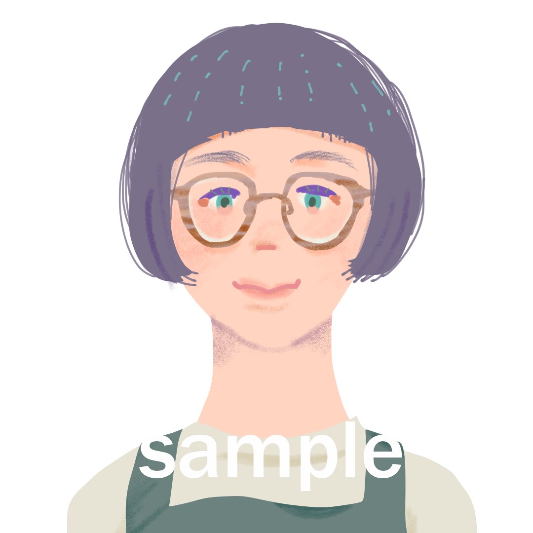 ふんわり優しいイラストアイコン作成します SNS、ブログなどで使用する手描き風アイコン作成します イメージ6