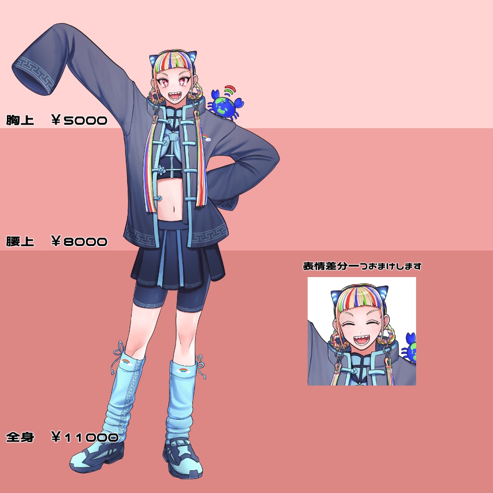 TRPGや動画などで使用するイラストを制作します 【最短4日】TRPGや動画など！必要な立ち絵を制作致します！ イメージ2