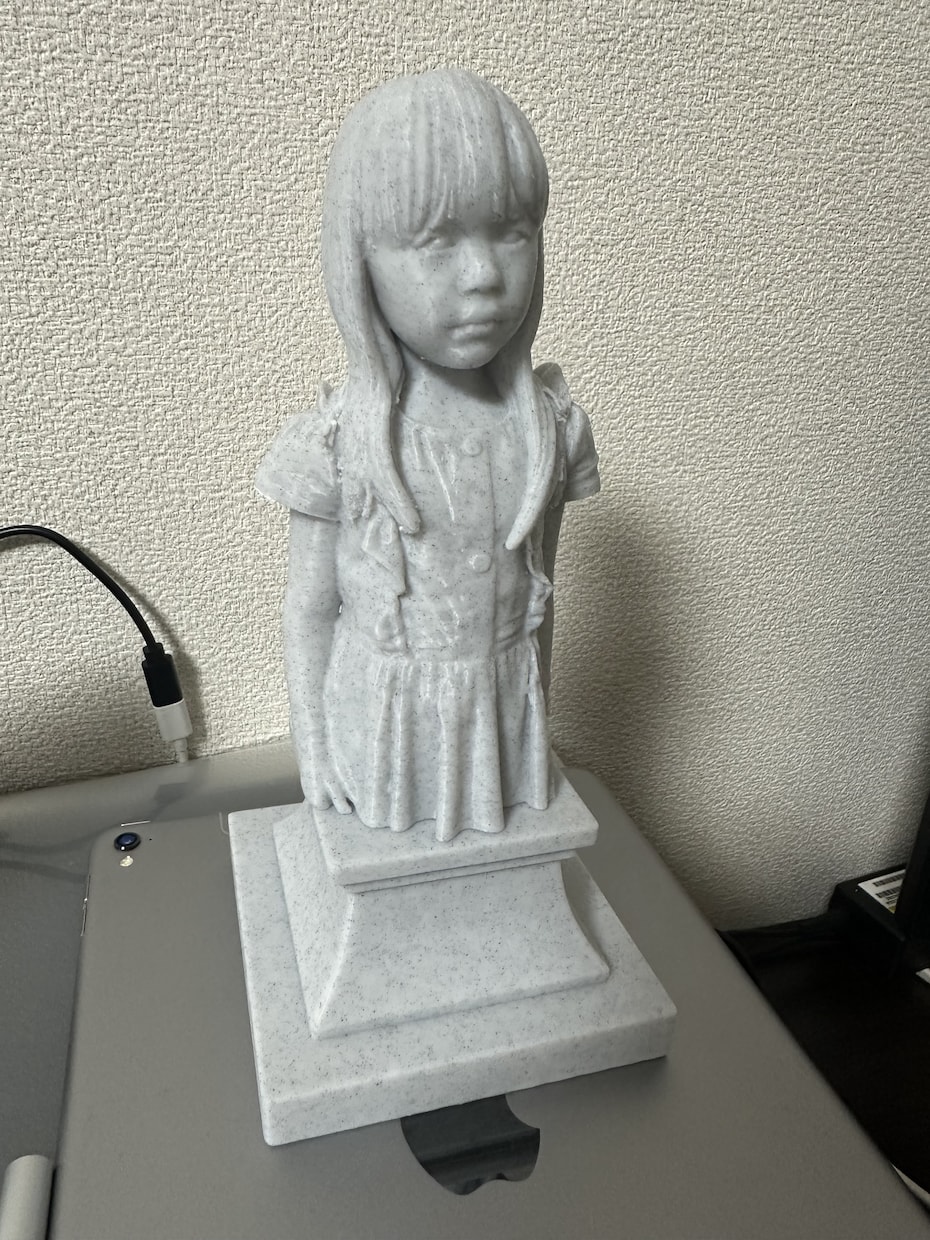 写真から作る3Dモデリング胸像を作成します あなたの大切な瞬間を、手のひらサイズの記念品に イメージ3