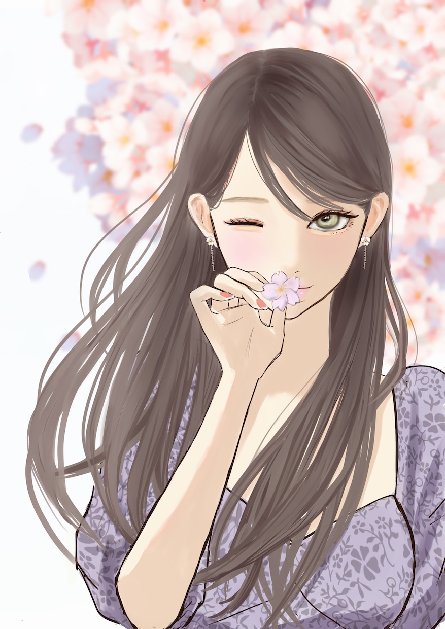 オシャレ大人可愛いアイコン、イラスト作成します 小物無料！色々な場面でお使いください イメージ3