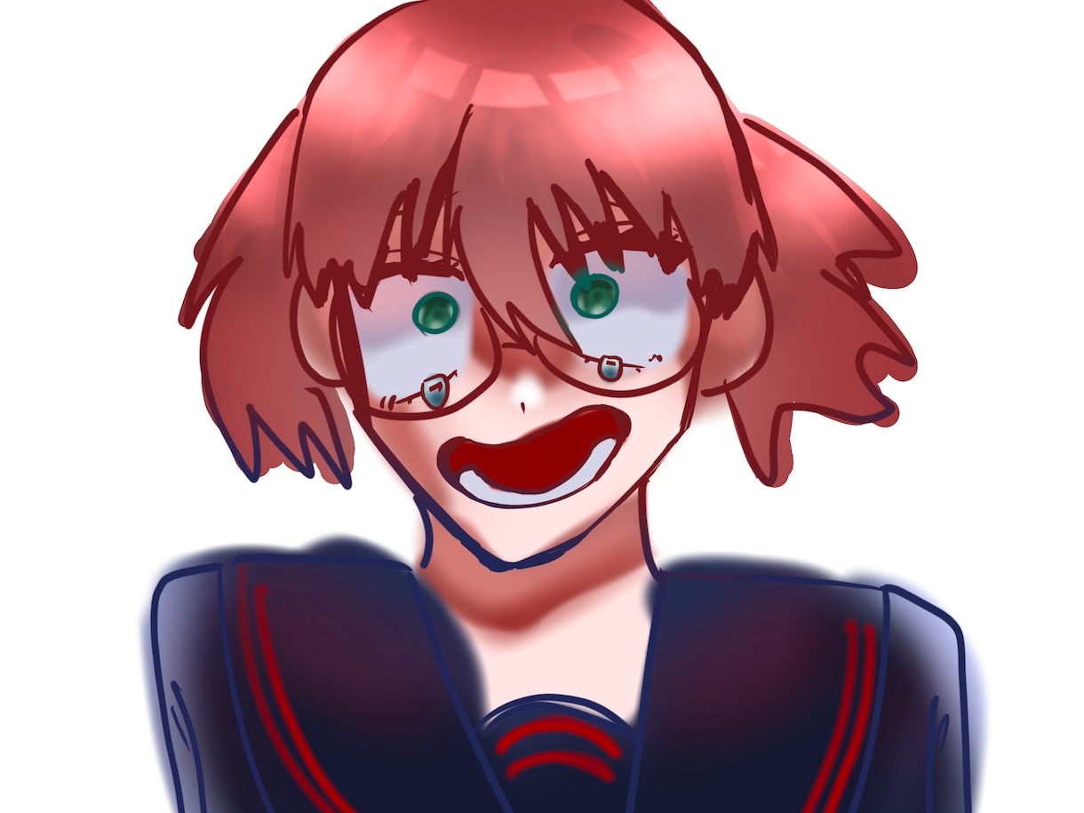 顔〜上半身までのイラスト受け付けます 顔から上半身アイコン、サムネ、歌ってみたなどのイラストなど イメージ1