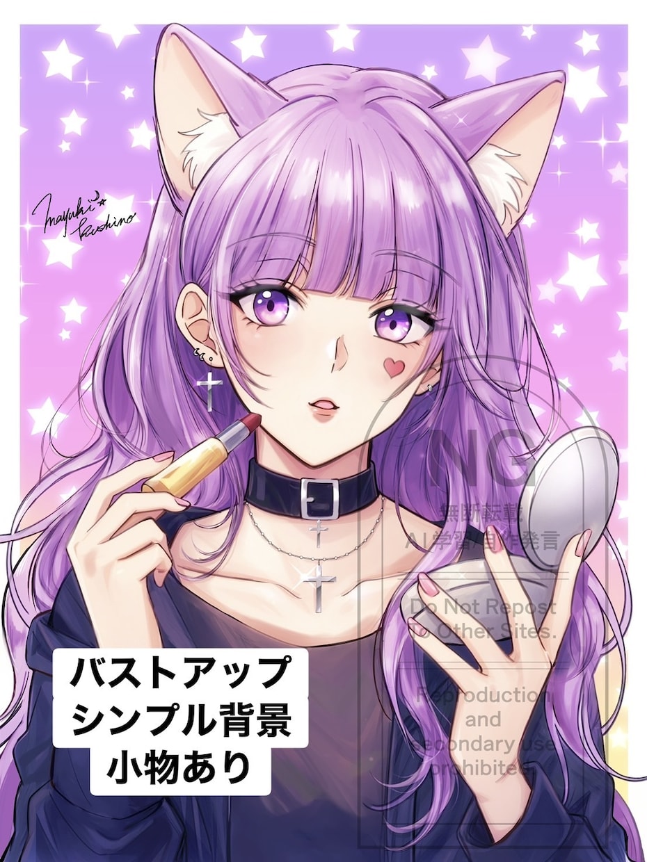 アイコン・サムネイル・一枚絵など制作いたします 創作キャラ・SNSアイコンなど イメージ6