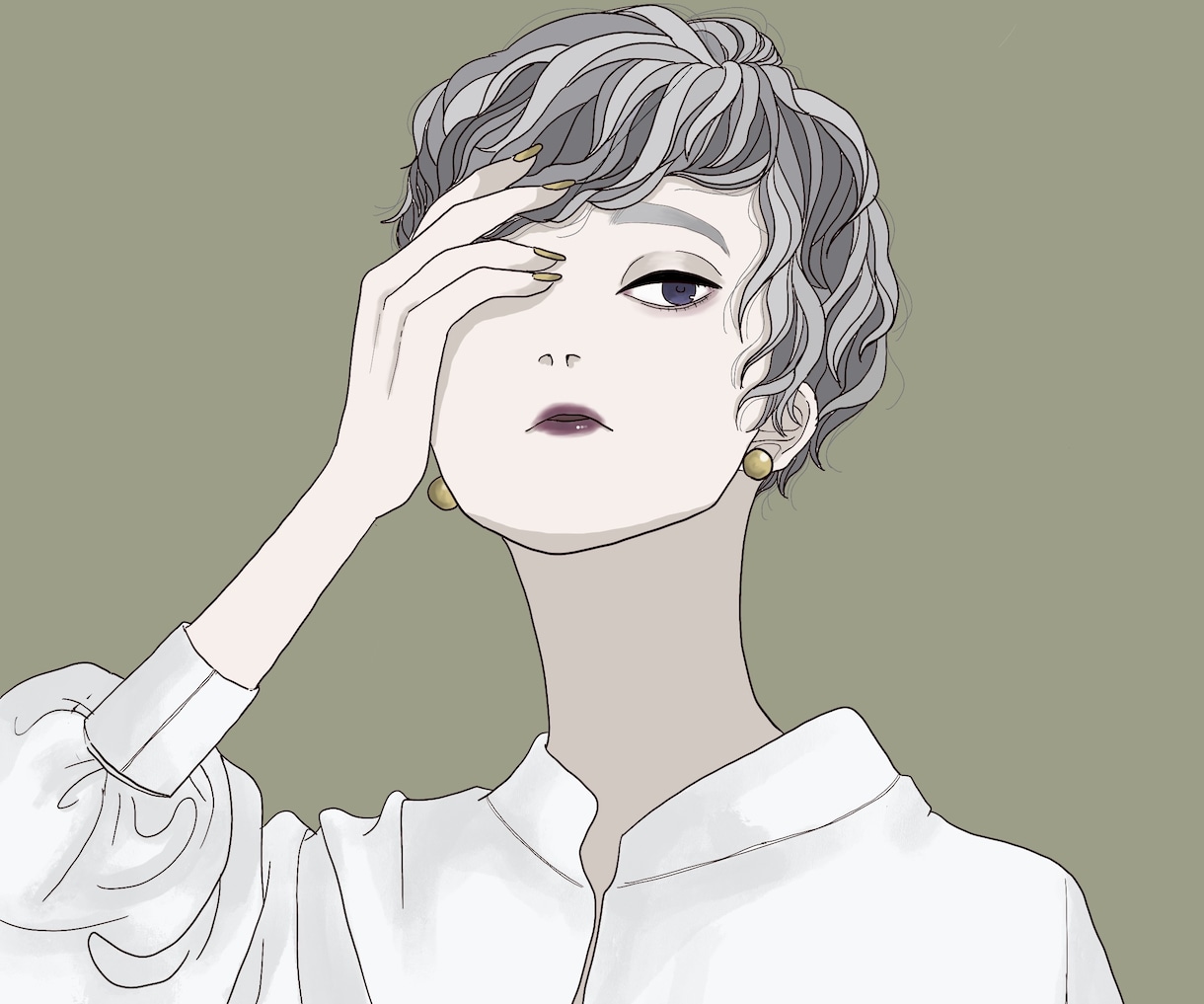 似顔絵・アイコンのデジタルイラストを作成します 写真を渡すだけ！大人の雰囲気でイラスト作成します。 イメージ4