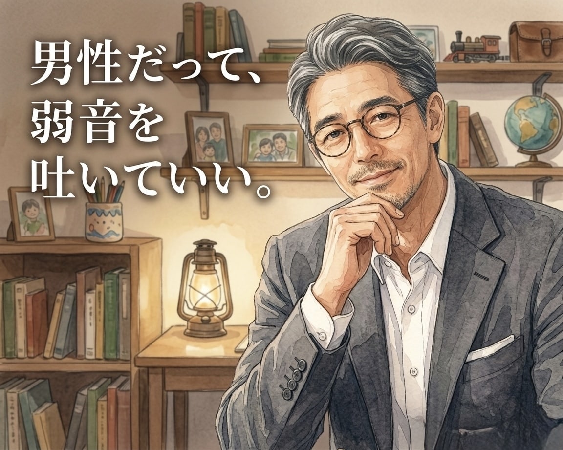 男性相談｜孤独や重圧、生きづらさに寄り添います 相談支援の経験をもとに弱音を出せない悩みを一緒に紐解きます。 イメージ3