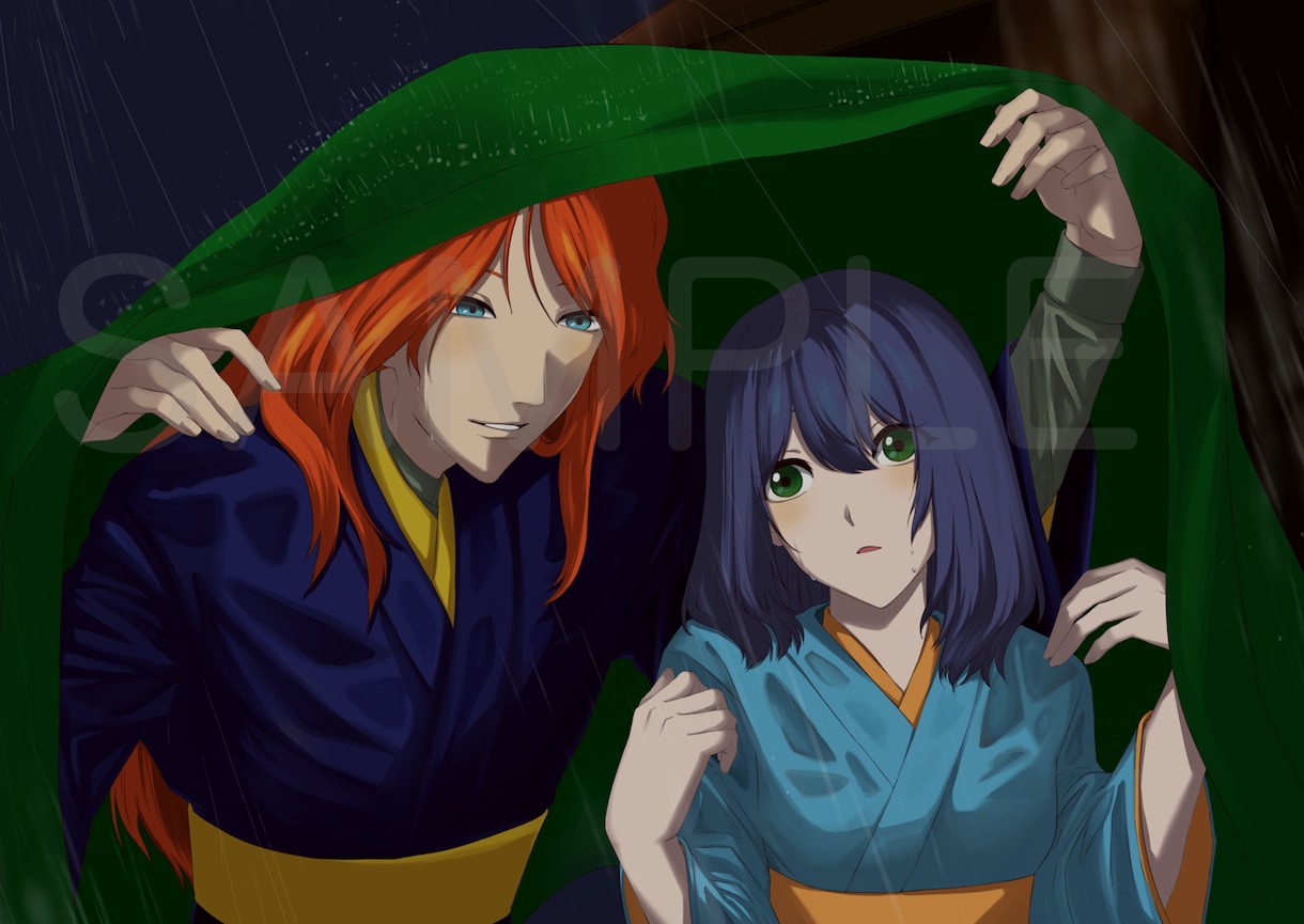 一枚絵・TRPG・配信・歌ってみた等描きます 厚塗りでコントラストや明暗が効いたイラストを描きます。 イメージ8