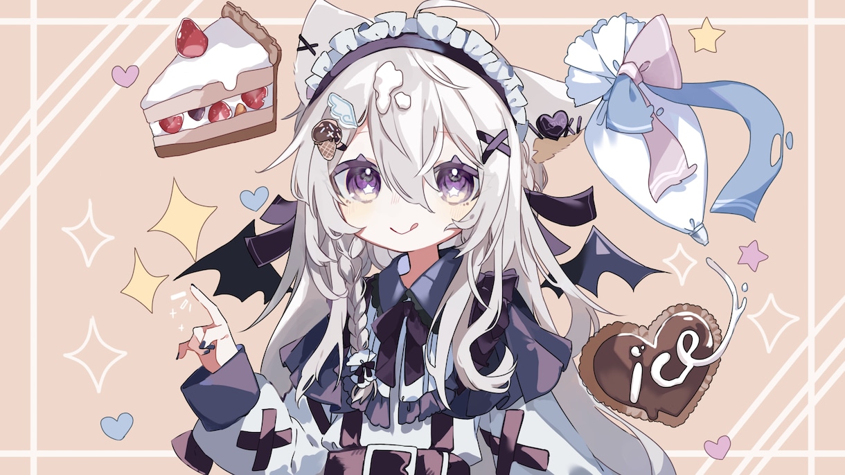 ポップでかわいいMV用イラストお描きします 経験豊富なイラストレーターが個性的なイラストをお描きします イメージ3