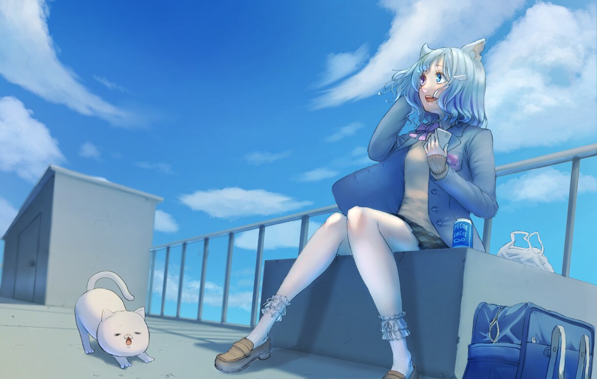 可愛い一枚絵イラスト描かせていただきます サムネ、SNSなどにいかがでしょうか。 イメージ1