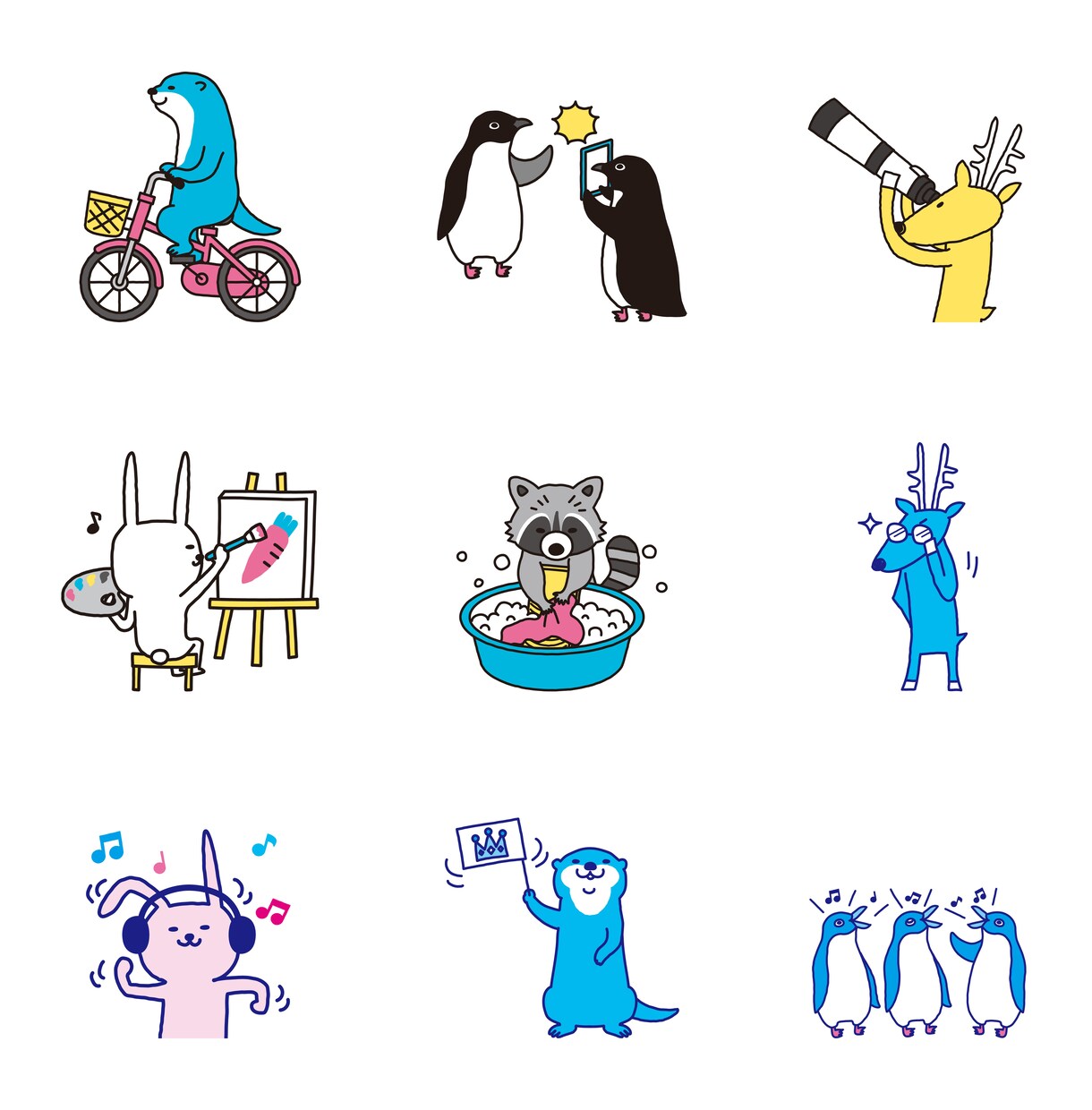 ゆるくてかわいい動物イラスト描きます 【30年以上の実績！】プロが動物イラストを作成します！ イメージ5