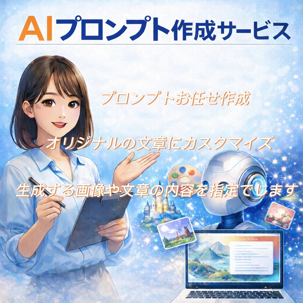 目的に合わたAIプロンプトを分かりやすく作成します 初心者でも使えるAIプロンプト制作 イメージ1