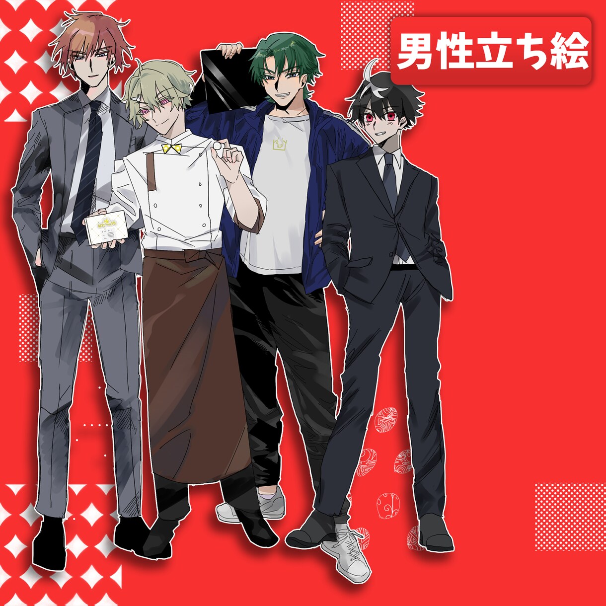 TRPG・ゲーム・Vtuberの立ち絵描きます オススメ早期入稿！最短2日で納品！ イメージ4